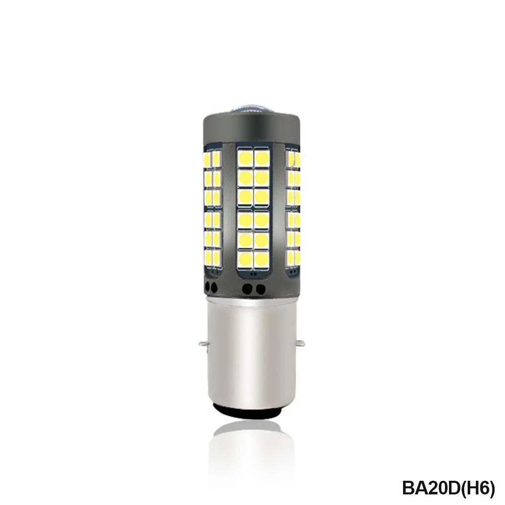BA20D H4 P15D LED Motosiklet Far Ampulleri 3030 Çipli 20000LM 25W Hi Lo Lamba Motosiklet Far DRL Parlak Tak ve Çalıştır