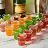 20Pcs Plastic Cups Disposable Cups Party Cups Suitable for Weddings Outdoor Events Gatherings Parties Mini Plastic Containers