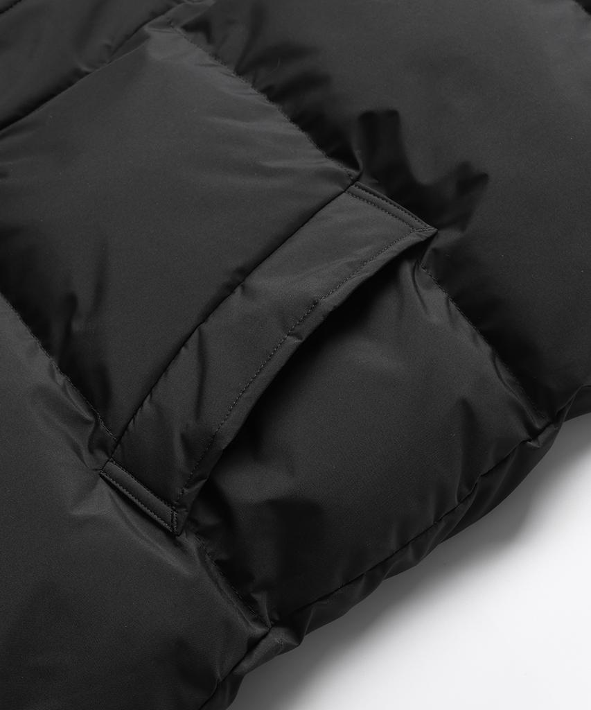 Lemain Second 2Way Oversized Volume Wellon Puffer Vest [Black]