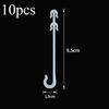 10pcs, Plastic Fruit Support Hooks, Tomatoes Vegetable J-Hook Tomato Truss Hooks For Supporting Plants And Vegetables, Pots