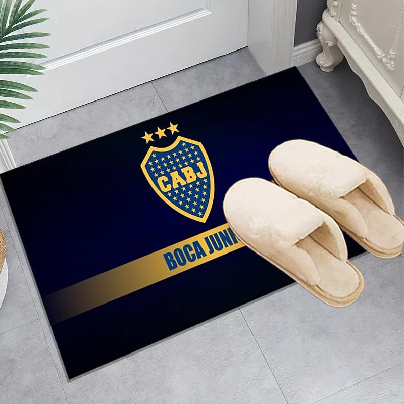 1PC Boca Juniors Crest Design Rug Game Carpet, Floor Mat for Bedroom Living Room Entryway Rug, Home Decor Idea Gift for Christmas birthday