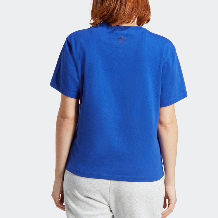 Adidas Originals T Shirt Women's Fluorescent Blue IC5982