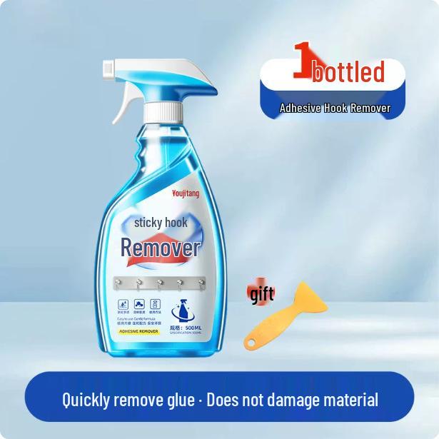 Adhesive Remover for Hooks, Glue, Tile & Glass - Strong Dissolving Cleaner.
