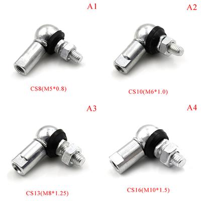 Cojinete de extremo de varilla de articulación esférica M5 M6 M8 M10 Ángulo recto Cs8/Cs10/Cs13/Cs16