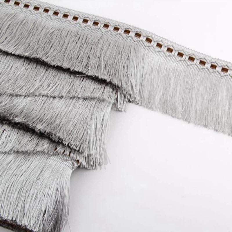 10cm Šířka Třásňové Lemování Zlatá Třásně Krajková Třásňová Páska Pro Záclonu Pohovku Polštář Stínidlo Domácí Textil DIY Šití Dekor