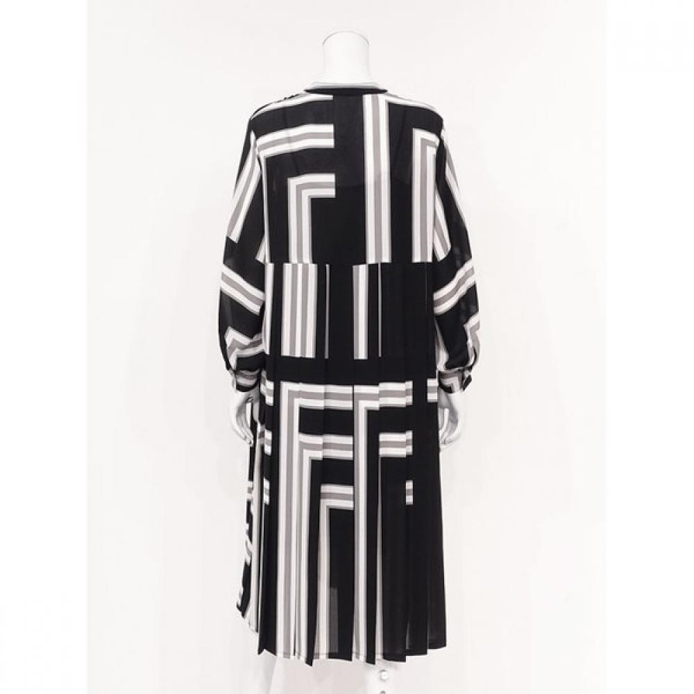 Specchio China Collar Dress 452 580