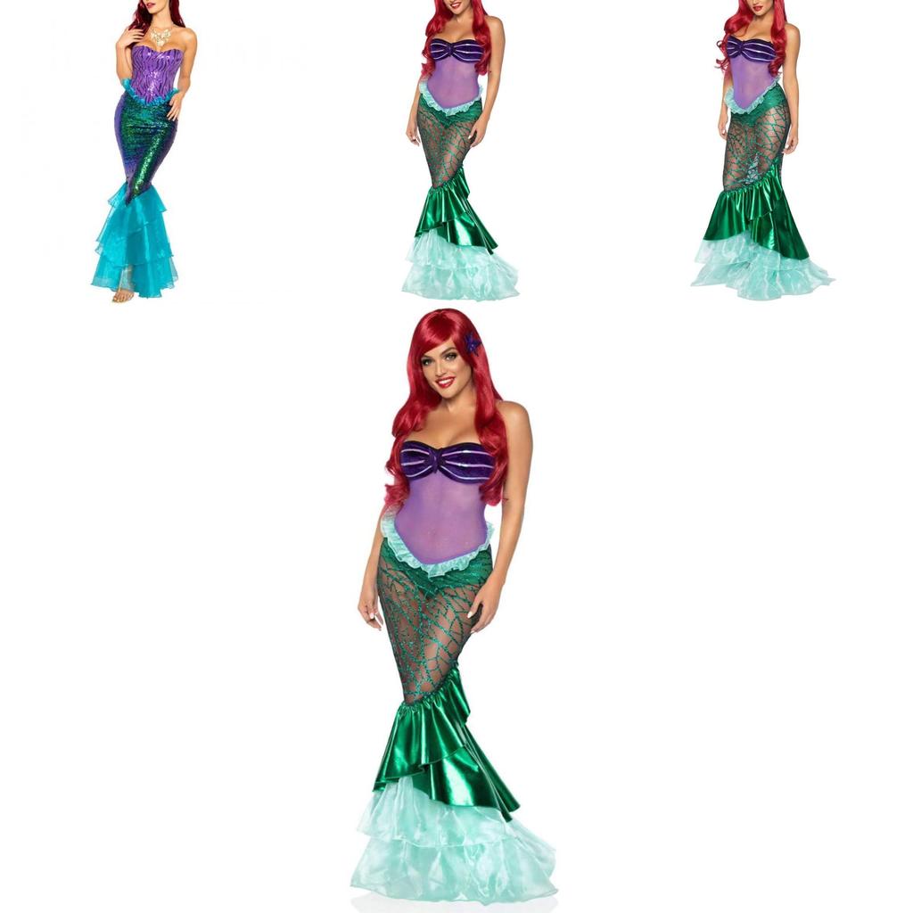 Mermaids Costume For Women With Ethnic Tribal Style For Stage Performance