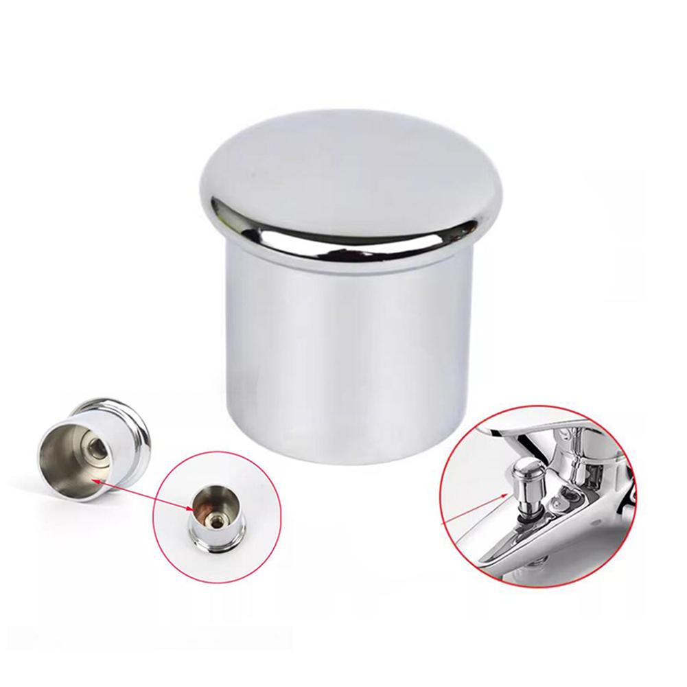 1PC Bathtub Shower Faucet Handle Parts Mixing Valve Pull Brass Pull Cap Water Divider Pull Cap Handle Shower Faucet Pull Cap