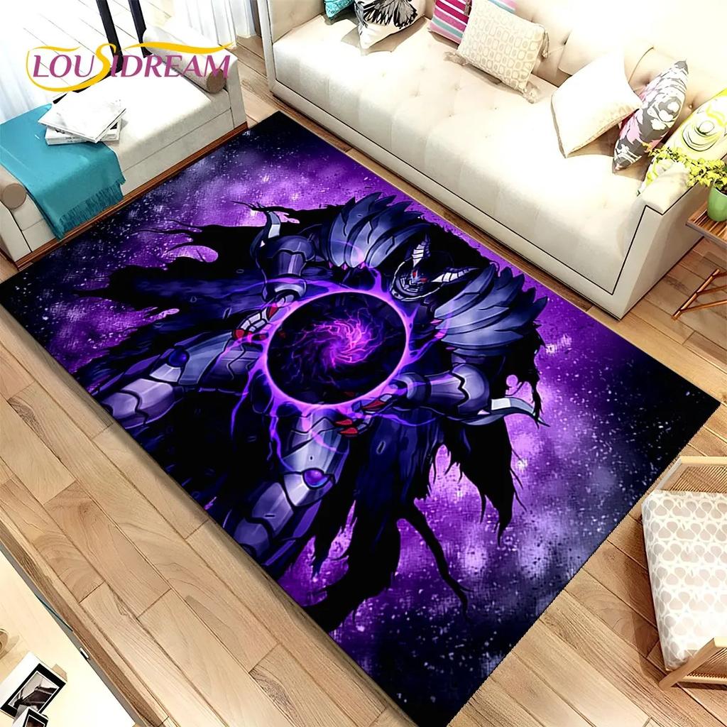 Yu-Gi-Oh CARTA MOSTRO Tappeto Anime Grande, Tappeto per Soggiorno Camera da Letto Divano Decorazione, Tappetino Antiscivolo 3D per Bambini