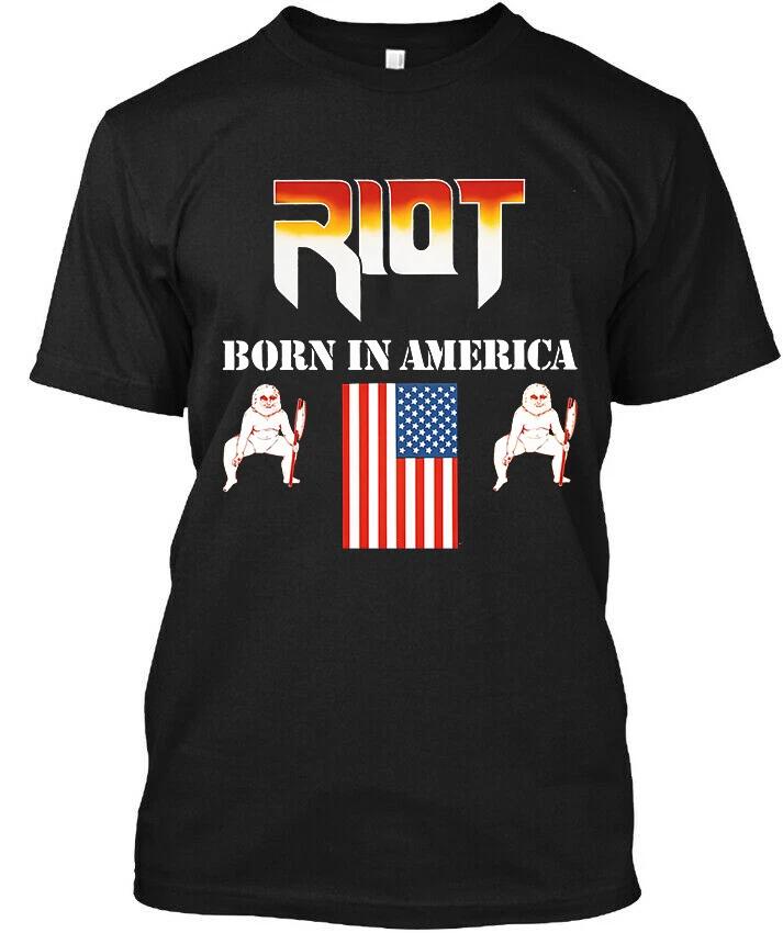 Riot V Born in America American Speed Metal Band T-Shirt Size S-5XL XXXL