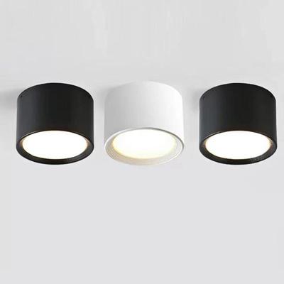 Spot LED encastré moderne nordique plafonnier LED spot à trois couleurs de lumière LED downlight éclairage intérieur