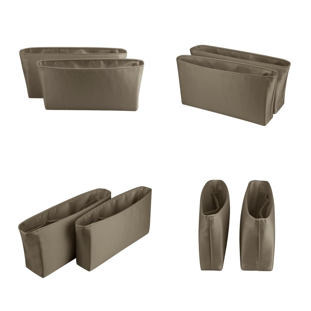 KINGS IN BAG Satin Bag-in-Bag Storage Pouch with Dividers for Small Bags, Stands Up, Prevents Shape Change, and Keeps Small Bags Organized.