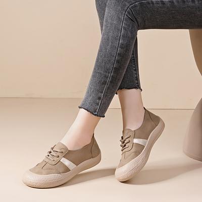 Women's 2025 Spring/Fall New Arrival Casual Flat Mommy Shoes Stylish, Versatile, Lightweight German-Style Training Shoes