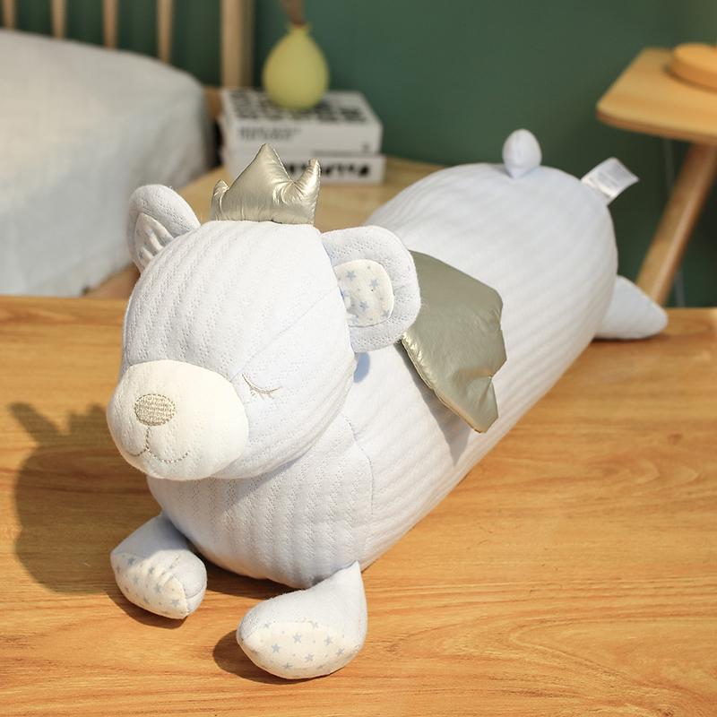 50cm Riesiger Kronenbär Plüschtiere Kinder Weiches Cartoon Schlafkissen Niedliche Liegender Bär Puppe Mädchen Geburtstag Weihnachtsgeschenke 50cm