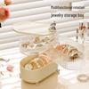 Luxury Rotating Transparent Makeup and Jewelry Organizer with Dustproof Compartments
