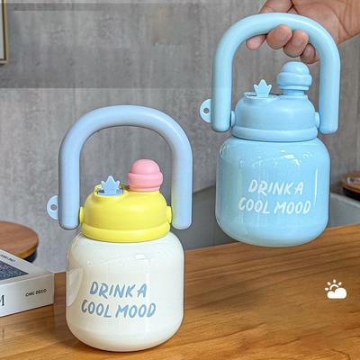 Portable Thermos Cup Stainless Steel Vacuum Flask Cold&Hot Sport Cup with Handle Car Cup Thermal Travel Mug Coffee Insulated Cup