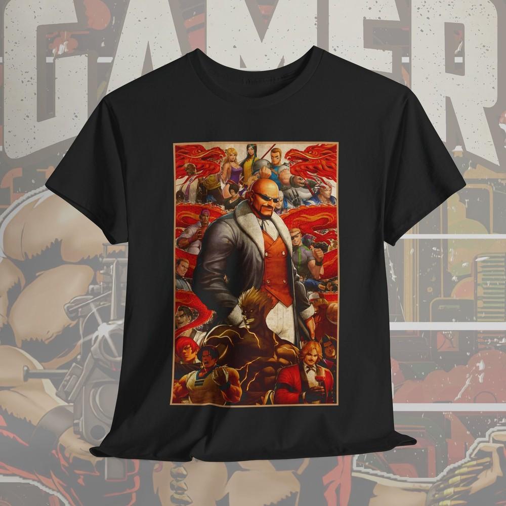 

Mr. BIG King of Fighters Gaming Shirt Collection, KOF Tee, Gamer Unisex T-Shirt S