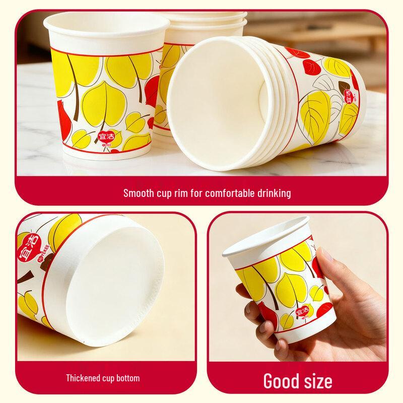 Yekee Disposable Thickened Paper Cups
