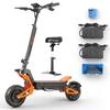 Monopattino Elettrico X5 6000W60V40AH con Doppia Sospensione Ammortizzata Velocità Massima 95KM/H 11 Pollici Off-road