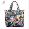 Damen Lunchtasche Mode Flora Aufdruck Student Picknick Lunchtaschen Wasserdichte Handtasche Beutel Große Kapazität Tragetaschen