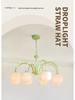 Modern Minimalist Cream Style Chandelier - Tulip Design for Living Room, Bedroom, or Dining Area