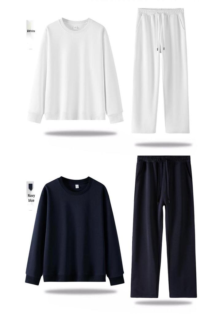 Women's Trendy Loose Drop Shoulder Hoodie & Wide Leg Sweatpants Set - Autumn/Winter Collection