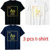 Numbers and Letters Print Men's T-Shirts Summer Fashion Street Outdoor Casual T-shirt Tops for Men's and Women's Tees Top