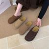 Retro Mori Thick-soled Bag Head Half Slippers Women's Outer Wear 2025 New Lazy One-pedal Shoes Muller Single Shoes