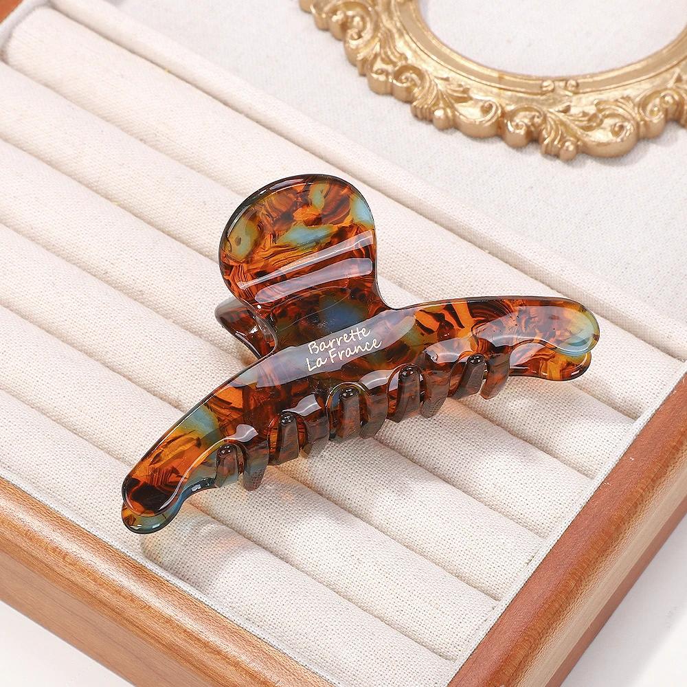 RAINBOW BOWS Women Acetate Leopard Hair Claw Hair Claws Chic Barrettes Crab Hairpins Styling Clips Girls Headwear Hair Accessory