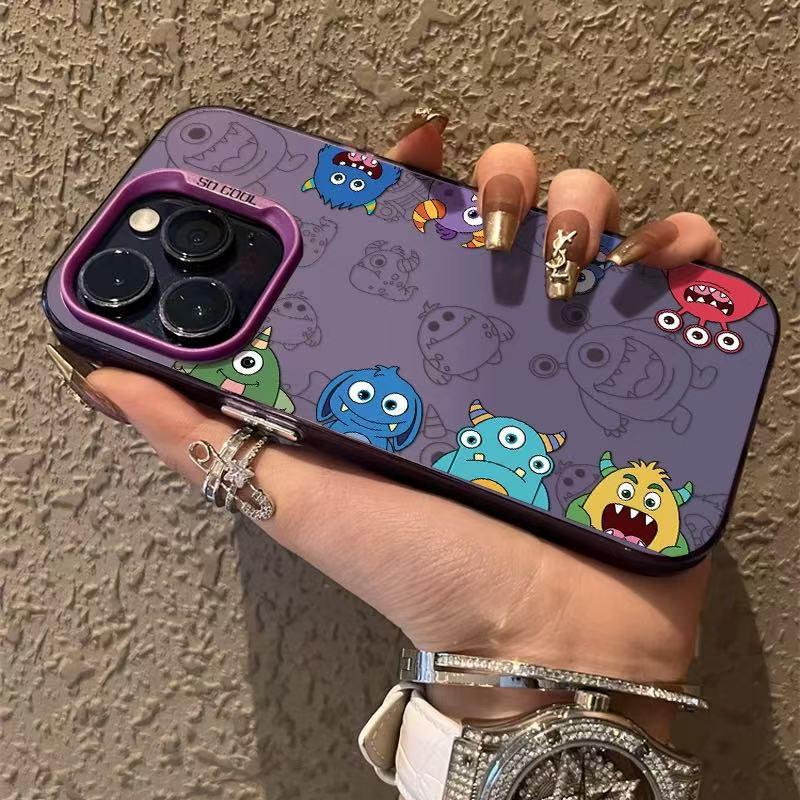 

Cartoon Monster Phone Case for Apple iPhone 12/13/14/15 Pro/16 Pro Max/17 iPhone 12 Pro Max