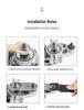 Universal Multi-tool Angle Grinder: Woodworking Electric Trimmer & Chisel Conversion Head.