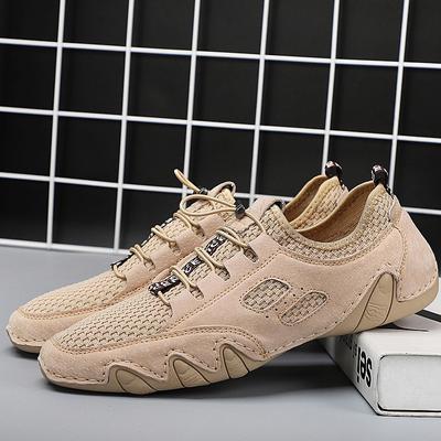 Personalized Octopus Green Casual Leather Shoes Spring and Summer New Fashion Breathable Mesh Men's Shoes