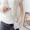Applicable to Samsung ZFlip7 mobile phone folding mirror crossbody anti-drop acrylic zflip6 butterfly bracket protective case