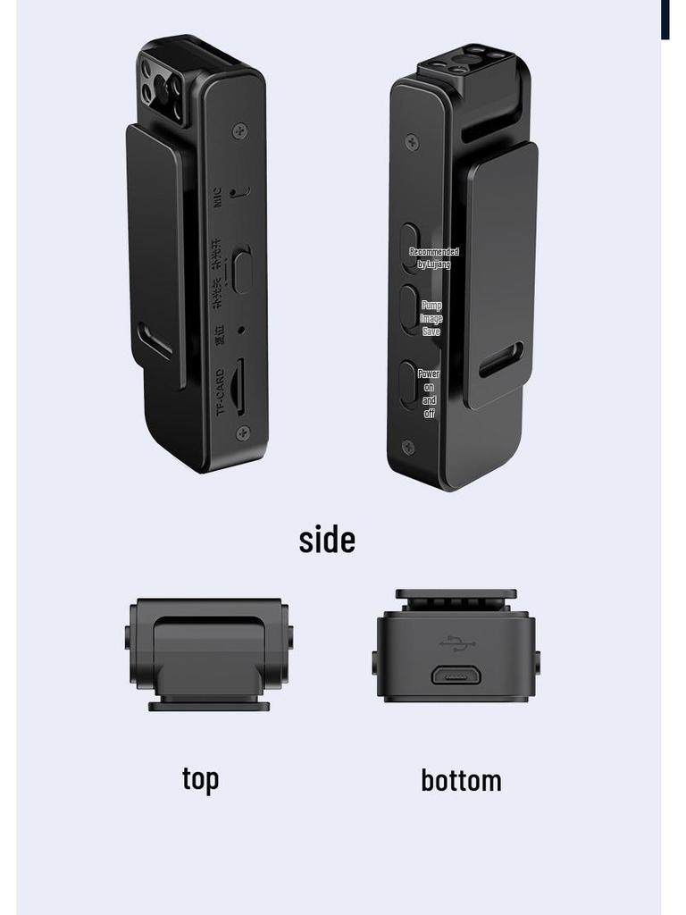 WiFi Sportkamera - Handheld HD 1080P Nachtsicht Daumenkamera mit Strafverfolgungsaufzeichnung