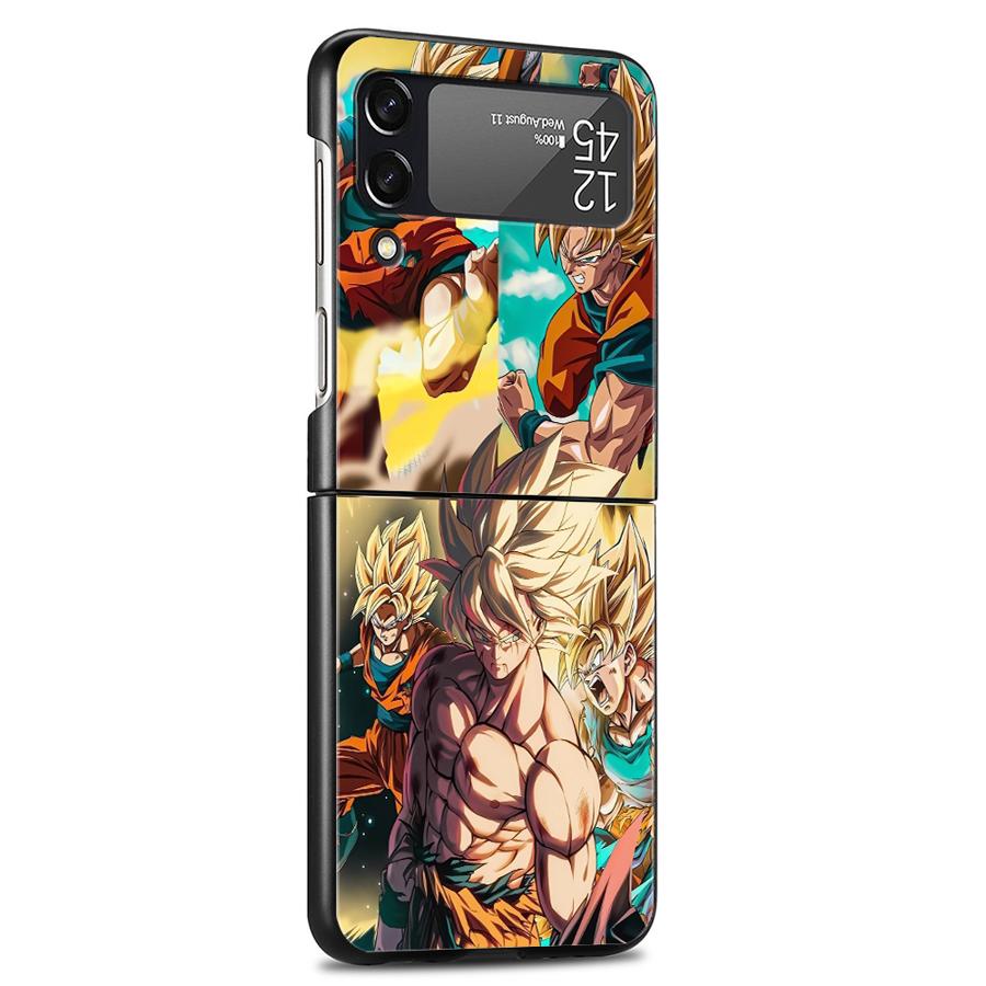 Phone Case for Samsung Galaxy Z Flip 5 Z Flip 6 Z Flip 7 Z Flip Z Flip 4 Z Flip 3 Back Cover Dragons Balls