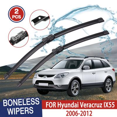 Essuie-glaces Pour Hyundai Veracruz IX5 2006-2012 Avant Nettoyage Pare-brise Fenêtre Pièces Auto Voiture Balais Pluie 24''+20''