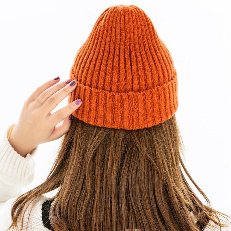 Damen Alltags-Beanie Winter Weich Warm Wintermütze Häkeln Skimütze Schlafmützen Skull Cap Zopfmuster Beanie Mütze