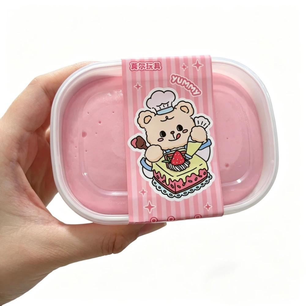 Soft Cake Box Squishy Toy Slow-rebound Sensory Fidget Toy Simulation Toy розовый