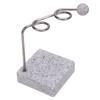 Toothbrush Holder Stainless Steel Bracket and Resin Base Cute Modern Tooth Brush Organizer for Bathroom