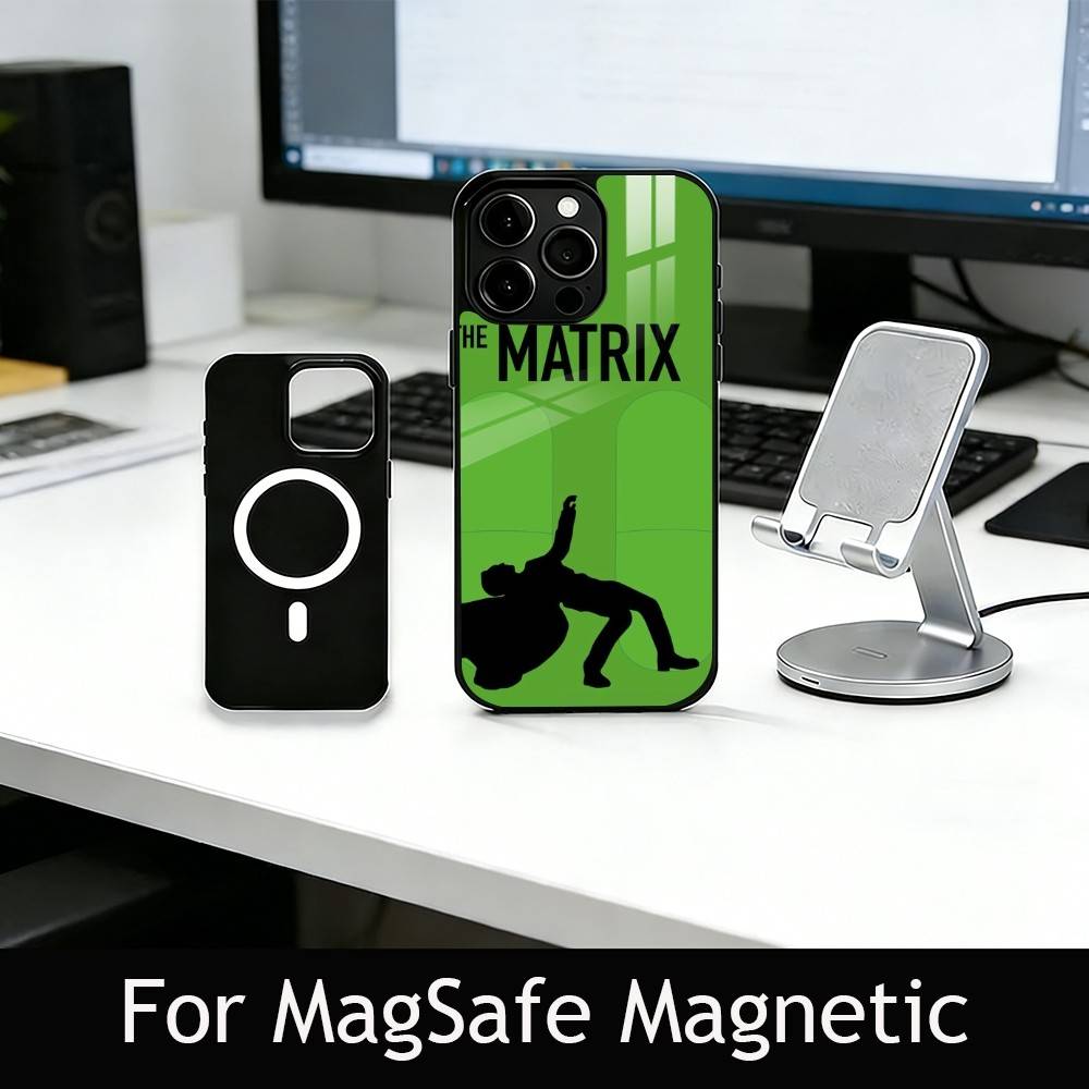 T-The M-Matrix Phone Case For iPhone17,16,15,14,13,12,11 Plus,Pro Magnetic with Magsafe Wireless Charging