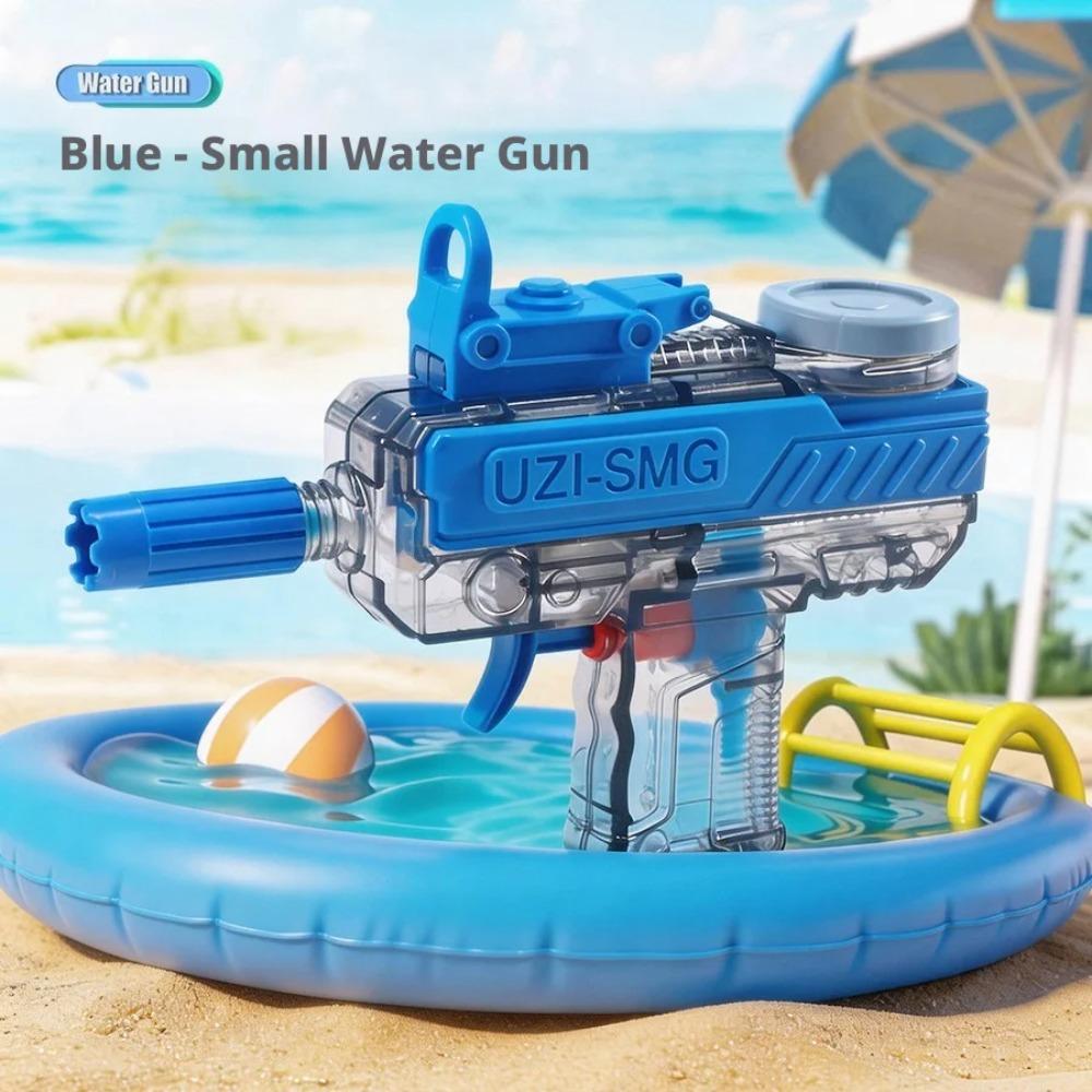 Sommer UZI Wasserpistole Nicht-elektrische Pistole Hochdruck Vollautomatische Schießende Wasser Strand Spielzeugpistole Für Kind Erwachsener Geburtstag Geschenk