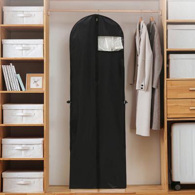 Hängende Hochzeitskleid-Tasche, langlebig, waschbar, atmungsaktiv, mit Griff, Reißverschluss, staubdicht, faltbar, Kleiderhülle