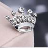 Crown Brooches Rhinestone Pins Dress Decoration Buckle Badge Jewelry Accessories For Women