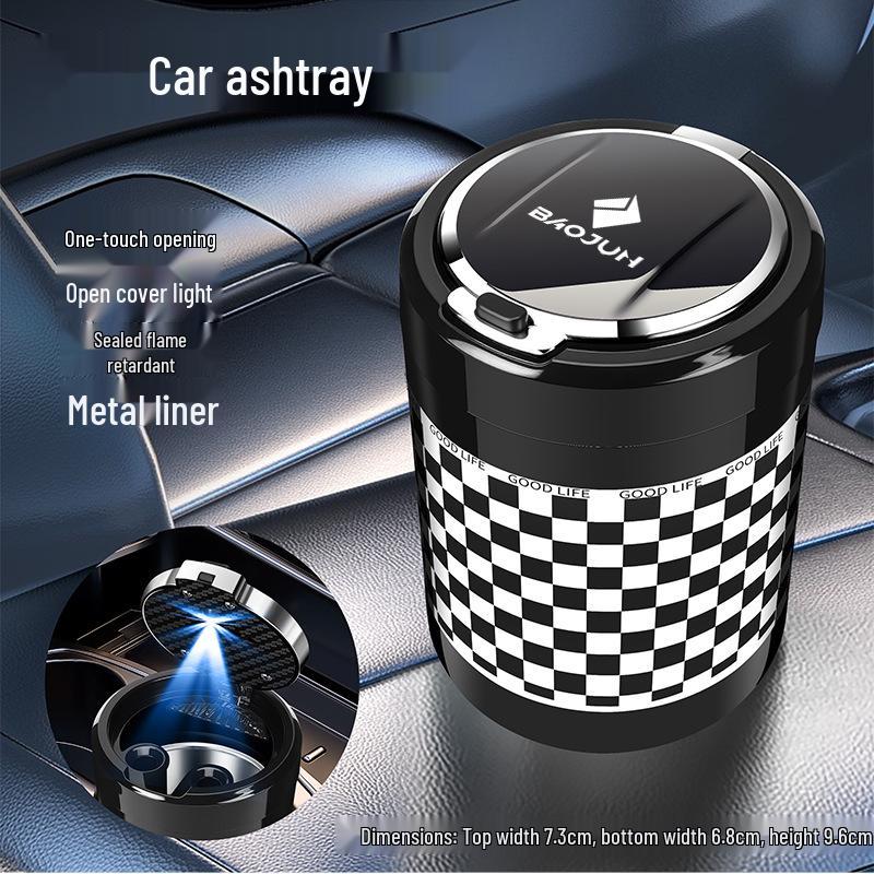 Compatible Car Ashtray for Baojun 510, RS3, RS5, RC6, RC5, 730, 530 Models