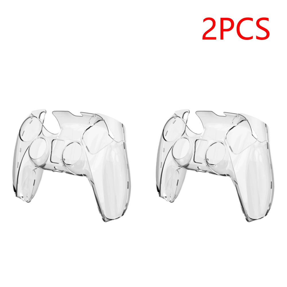 Clear Cover Case Protector Skin for PS5 Controller Transparent PC Cover Skin for PlayStation 5 Controller Accessories
