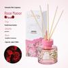 Floral Series Rattan Diffuser: Long-Lasting Flameless Essential Oil Air Freshener & Aromatherapy Gift Box