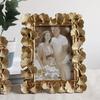 Creative Retro Gold Picture Frame with American Ginkgo Leaves Suitable for Decorative Painting 4-Inch 6-Inch Picture Frame