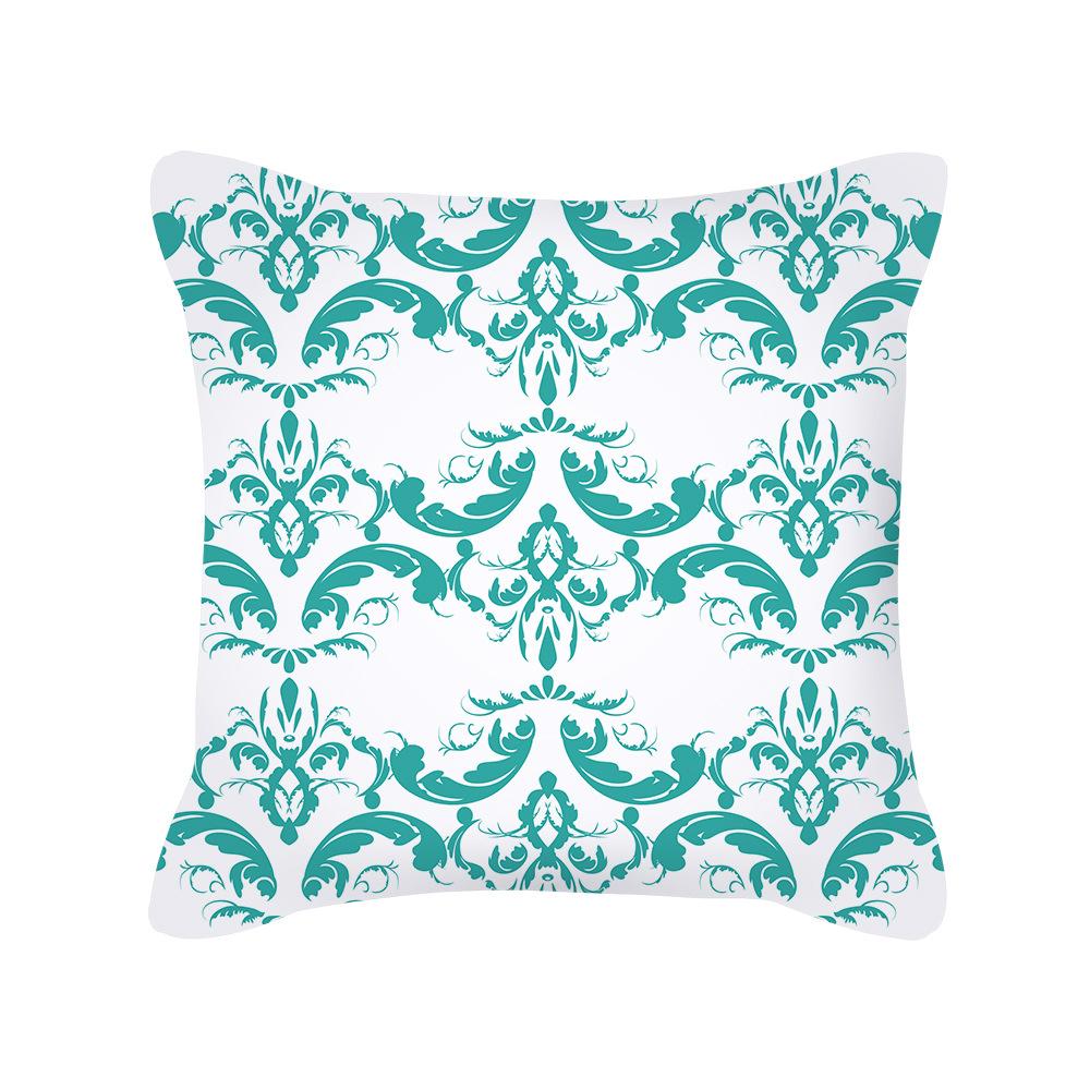 European Style Golden Geometric Pattern Pillow Cover Sofa Cushion Cover New Homeware Pillow Cover