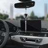 3D Metal Car Rearview Mirror Emblem Pendants For Mitsubishi Ralliart Lancer Mirage Outlander Pajero Eclipse ASX Auto Accessories
