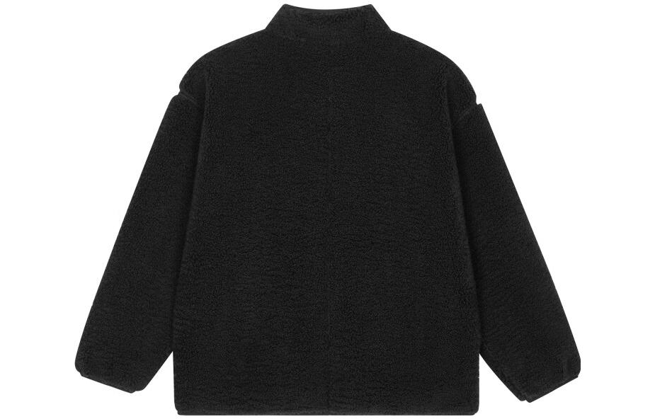 New Balance Velvet Jackets Women's Black Stand Collar Moderate AWJ33320-BK